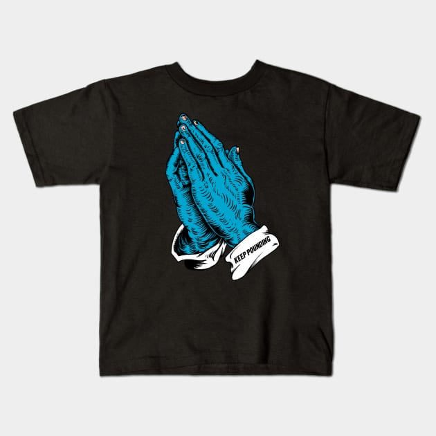 Keep Pounding "Hail Mary" Kids T-Shirt by ThePunkPanther